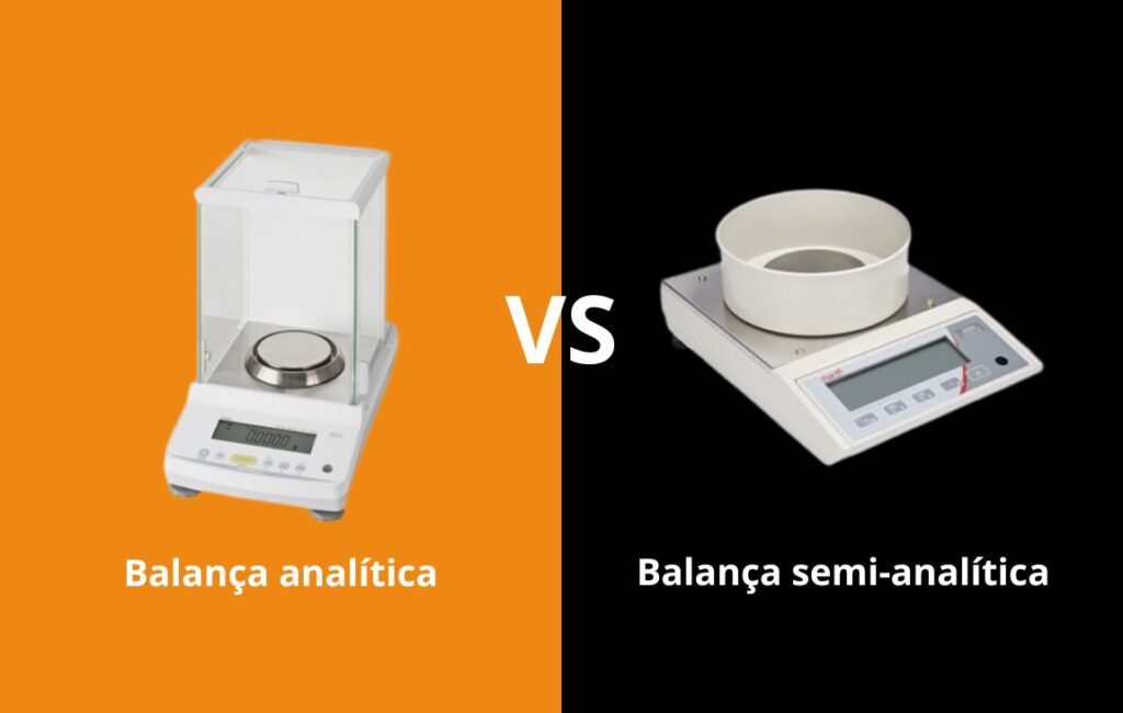 Qual é a diferença entre balanças analítica e semi-analítica
